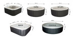 spa gonflable carre 3 4 places claidy 158x158x65 piscine center 1455894696