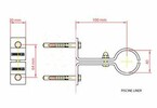 support de fixation pour main courante pour piscines beton piscine center 1407422458