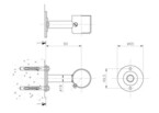 support droit ferme avec platine pour main courante piscines beton et liner piscine center 97088200