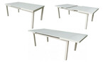table extensible de jardin nice couleur gris clair piscine center 1624444242