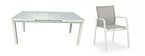 table extensible de jardin nice couleur gris clair piscine center 1624452959
