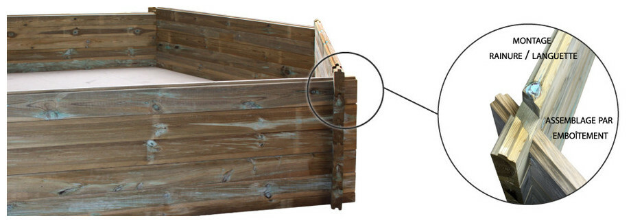 piscine bois woodfirst original octogonale 511 x 124 cm liner bleu pale piscine center 1455619977