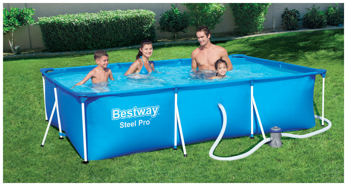 piscine rectangulaire deluxe splash frame pools bleue 300x201x66 h piscine center 1545127623