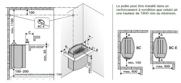 poele harvia 4 5kw monophase avec unite de controle piscine center 1437746724