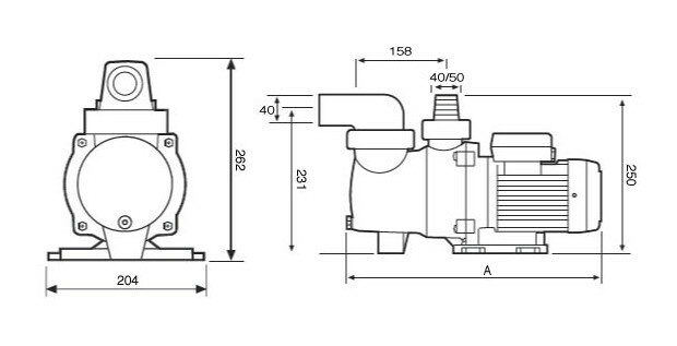 pompe niper2 400m 0 25 cv 6 m h piscine center 1402902310