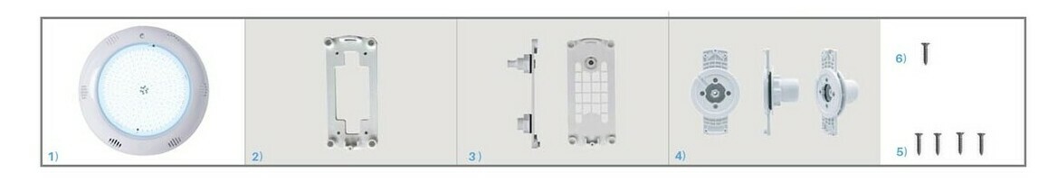 projecteur a led plat blanc 18w piscine center 1657029667