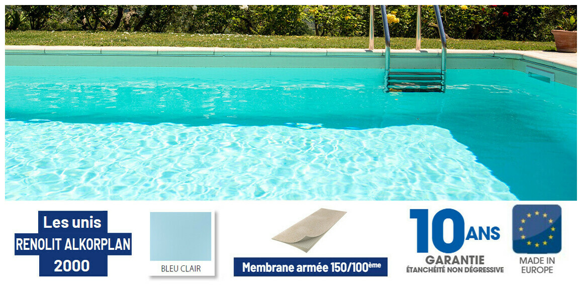 pvc arme couleur bleu clair renolit alkorplan 1 65 x 25 m soit 41 25 m  piscine center 1621260980