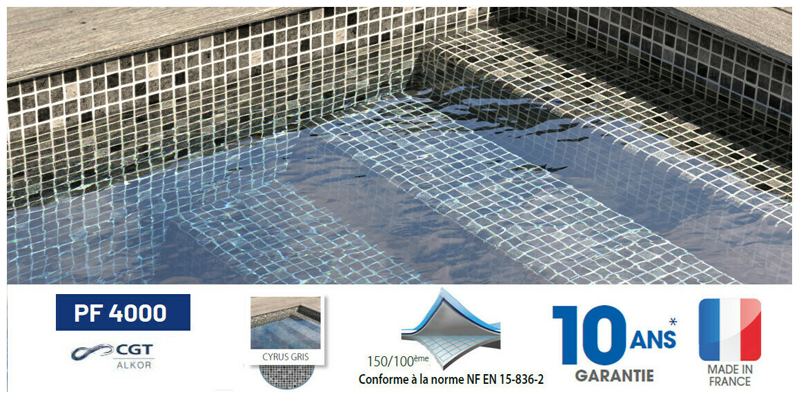 pvc arme cyrus gris 41 25 m x 1 soit 41 25 m piscine center 1622727216