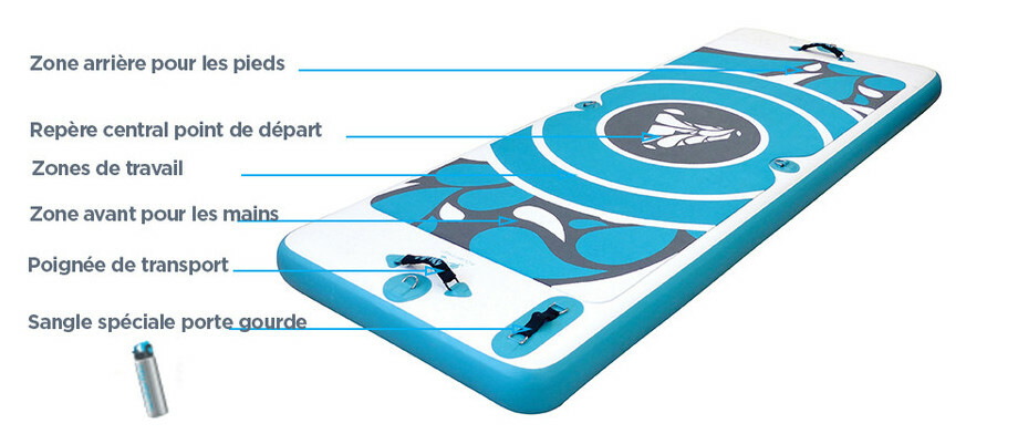 tapis flottant aquafitmat kit d amarrage inclus piscine center 1518777346