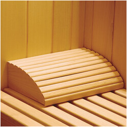 Appuie-tête bois pour sauna