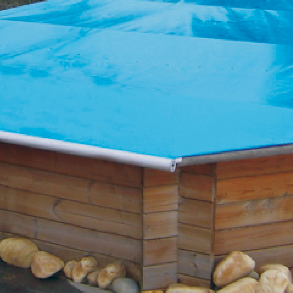 Baches à barres pour piscine bois original 537 x 537