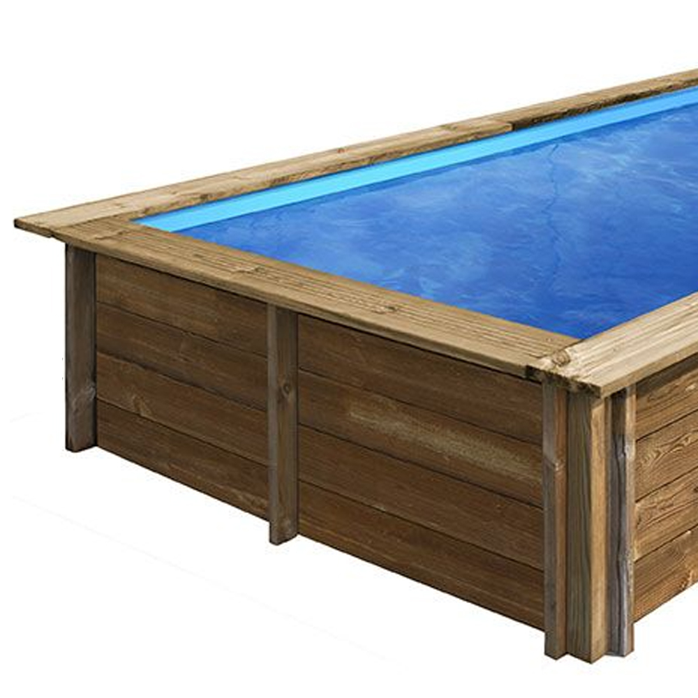 bâches été pour piscine bois original 305 x 305