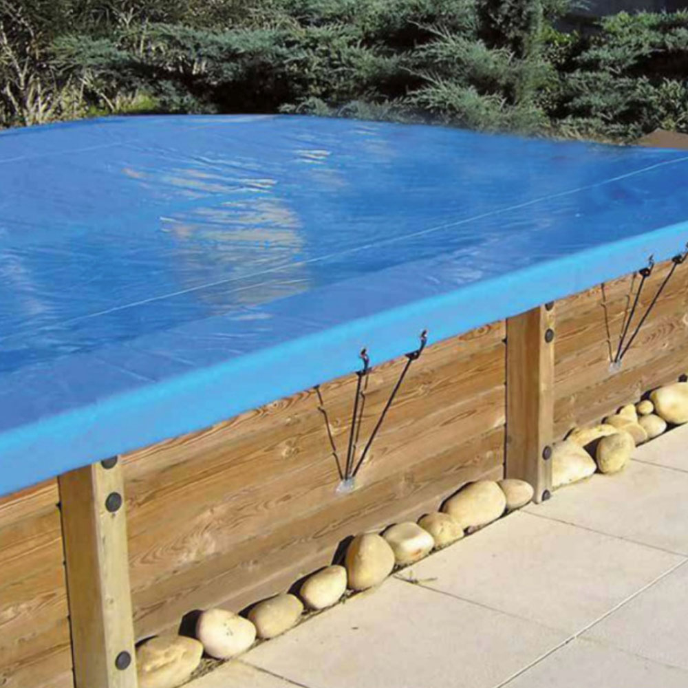 Bâches hiver pour piscine bois original 620 x 420 Evora Plus