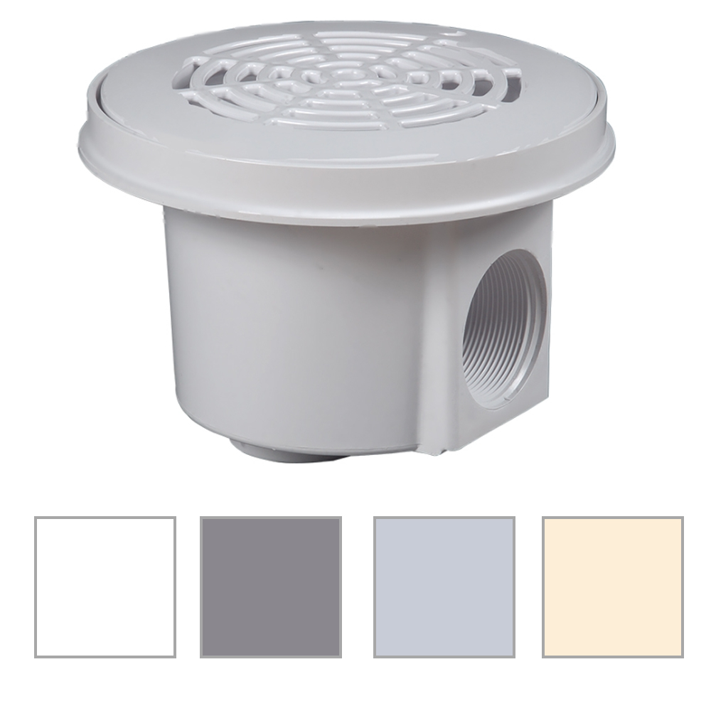 Bonde de fond Hayward pour piscine béton et liner