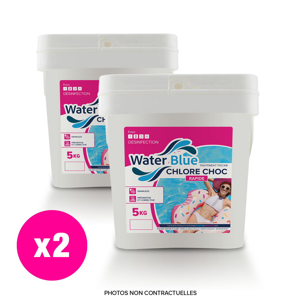 Chlore choc granulé pour piscines