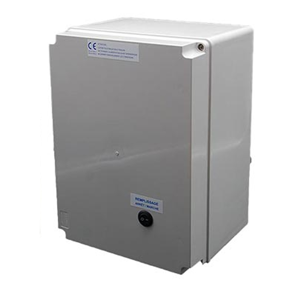 Coffret de régulation pour piscine à débordement