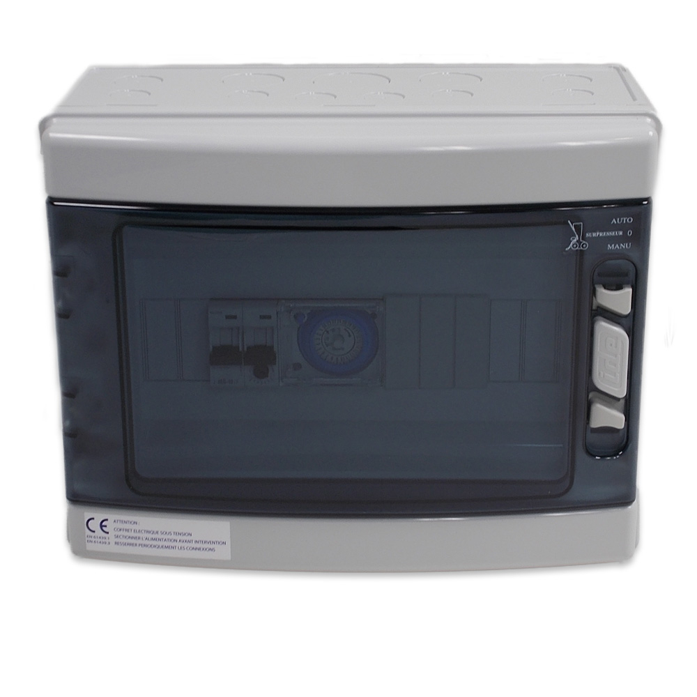 Coffret filtration ou surpresseur