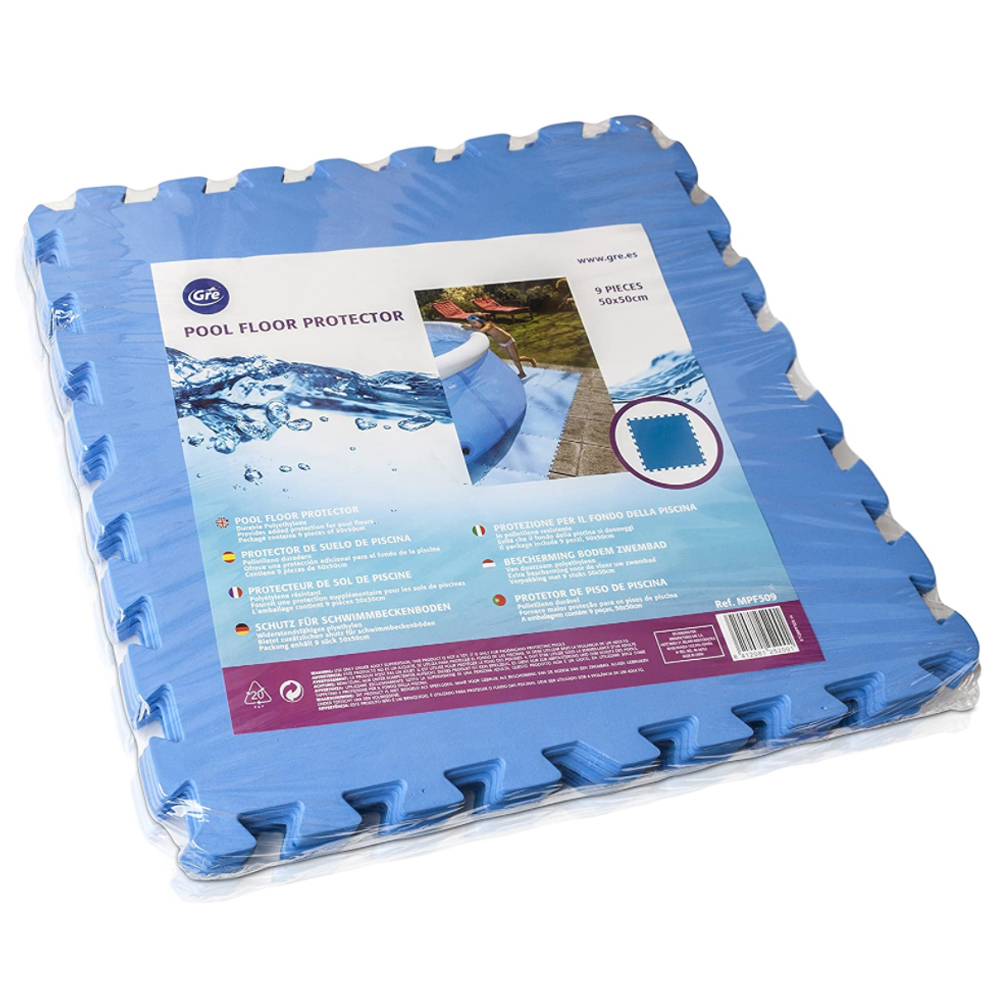 Dalles de protection pour piscine hors-sol GRE