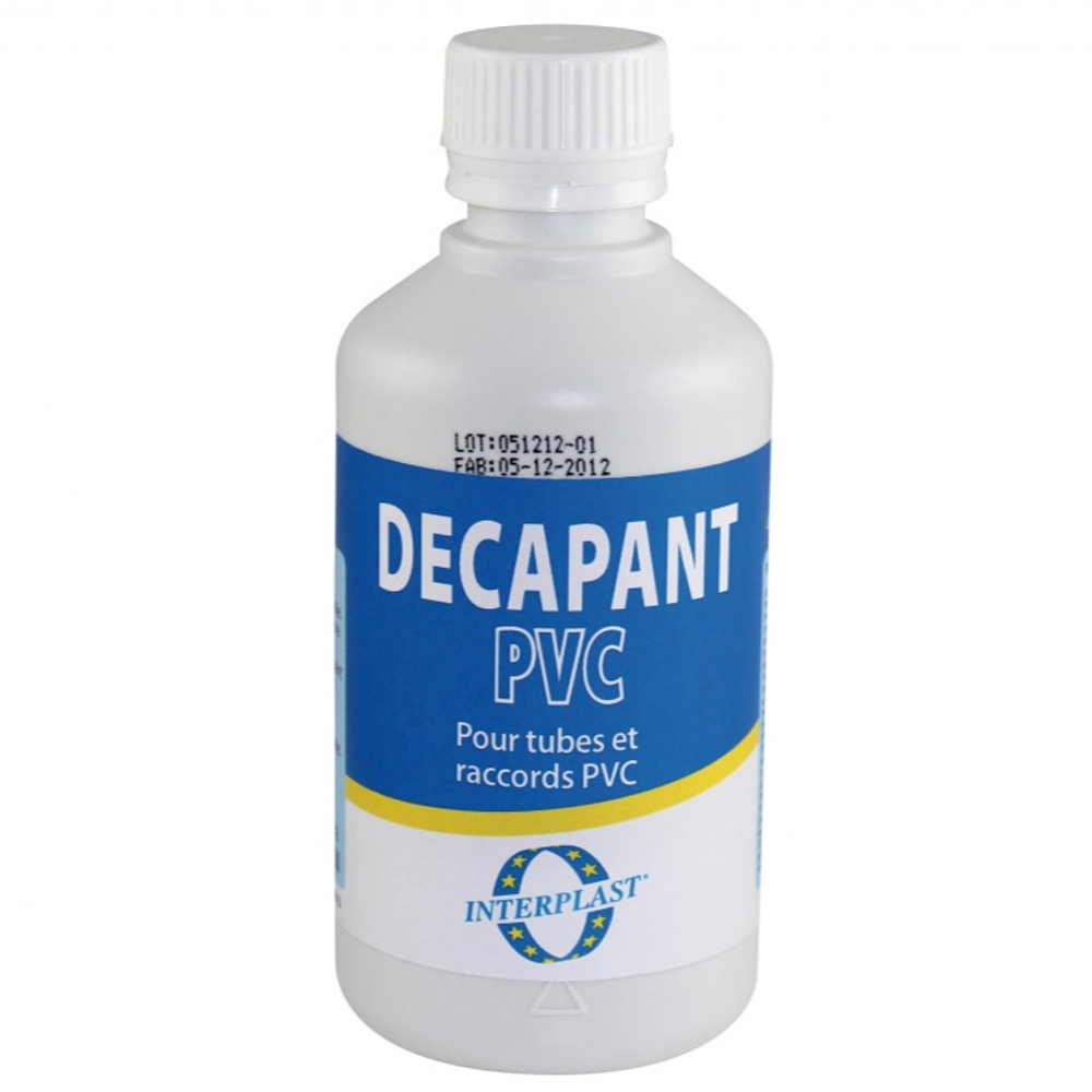 Décapant pour raccords et tubes PVC