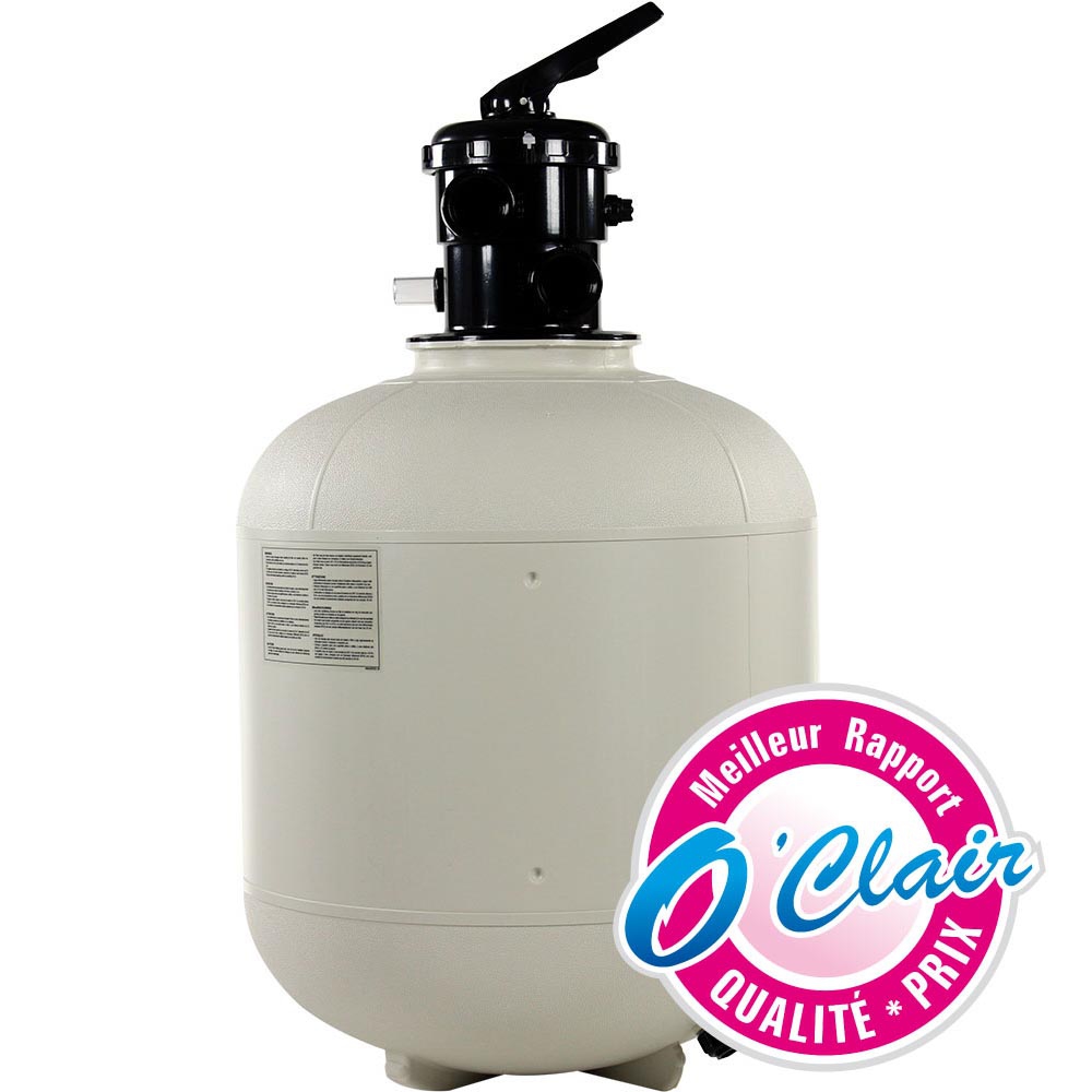 Filtres a sable piscine PolyClair Plus Top