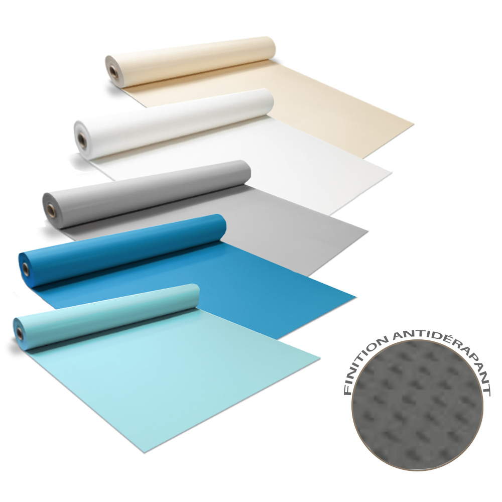Liner armé uni 150/100ème pour piscines : Résistance et durabilité pour une étanchéité optimale. Équipez votre piscine en toute confiance !