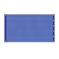 Bâche à bulles bleue bordée 2 côtés 400 µ