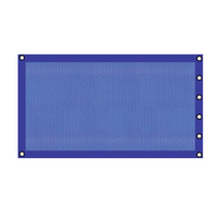 Bâche à bulles bleue bordée 4 côtés 400 µ