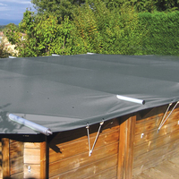 Bâches à barres pour piscine bois original Safran 2 620 x 395