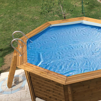 Bâches été pour piscine bois original 400 x 400