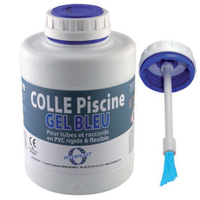 Colle PVC gel bleu Interfix pour PVC souple et rigide