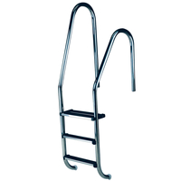 Echelle asymétrique pour piscine