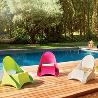 Fauteuil design Ondule - Lot de 4