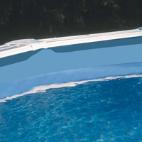Liner 40/100 bleu jonc d'accroche pour piscine hors-sol GRE