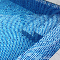 Liner imprimé mosaïque PF4000 Cyrus Bleu