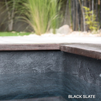 Liner imprimé texturé Aquasense Black Slate