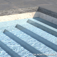Liner imprimé texturé Aquasense Calacatta Marble