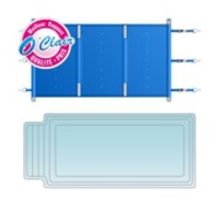 Mdp piscine bâche à barres pool barre plus rectangulaire