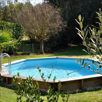 Piscine bois Woodfirst Original octogonale 500 x 127 cm
