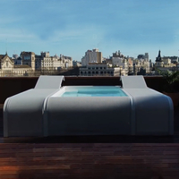 Piscine Mariposa avec transats intégrés + Aspirateur Gre offert