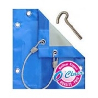 Piscine provence polyester bâche opaque nara safe