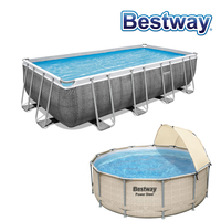 Piscine tubulaire Power Steel Aspect Rotin