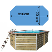 Piscine waterclip Calayan 890 x 420 x 129 cm