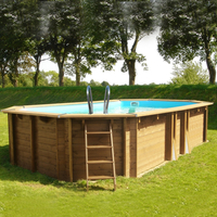 Piscine Woodfirst Original octo allongée 502 x 303 x 120 cm