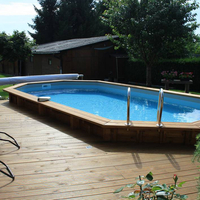 Piscine Woodfirst Original octo allongée 755 x 456 x 146 cm