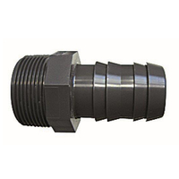 Raccord cannelé mâle à visser