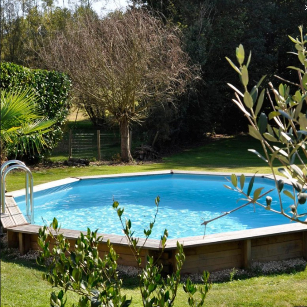 Piscine bois Woodfirst Original octogonale 500 x 127 cm
