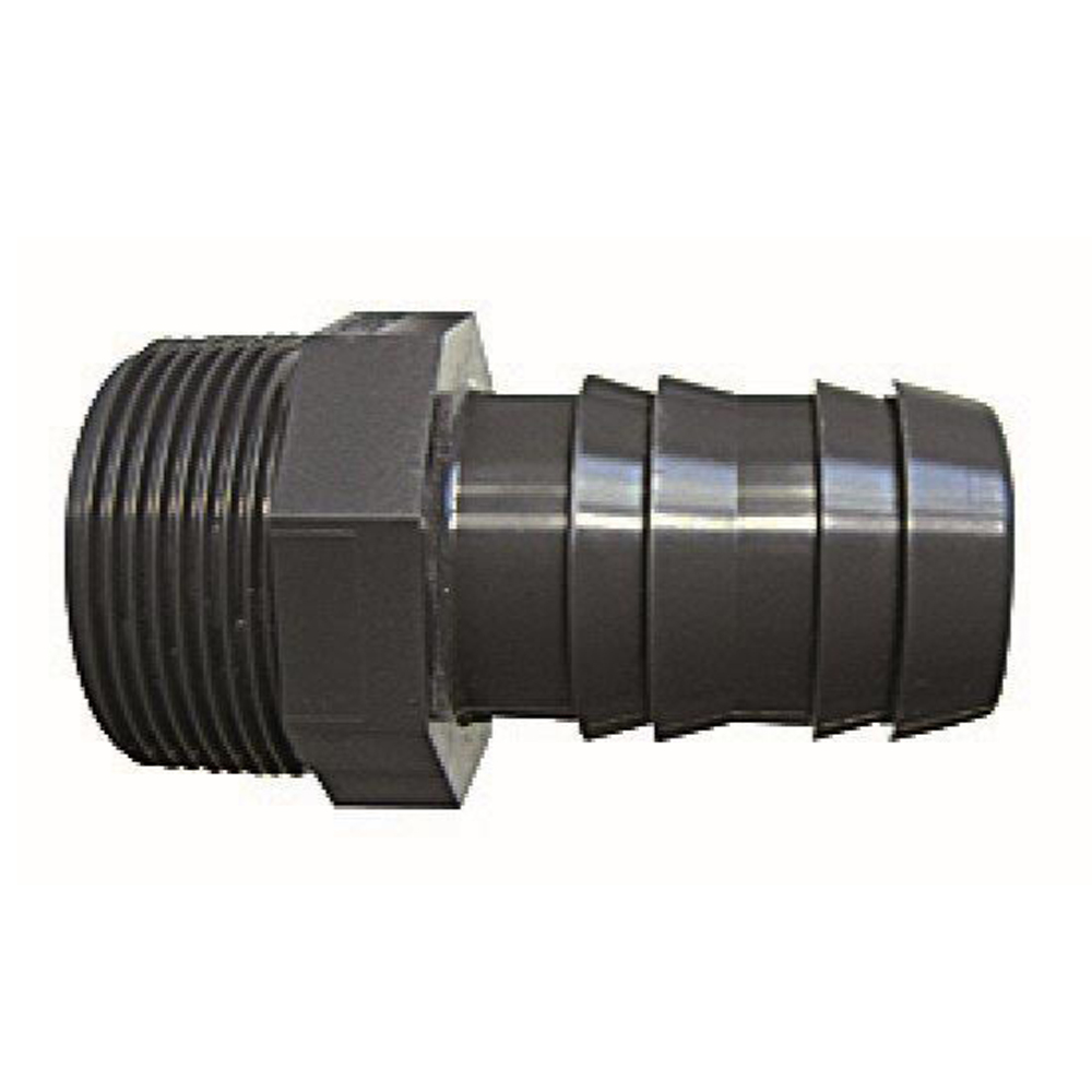 Raccord cannelé mâle à visser