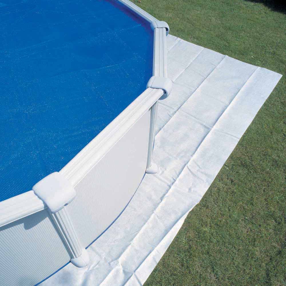 Tapis de sol pour piscine hors-sol GRE - 110 gr/m²
