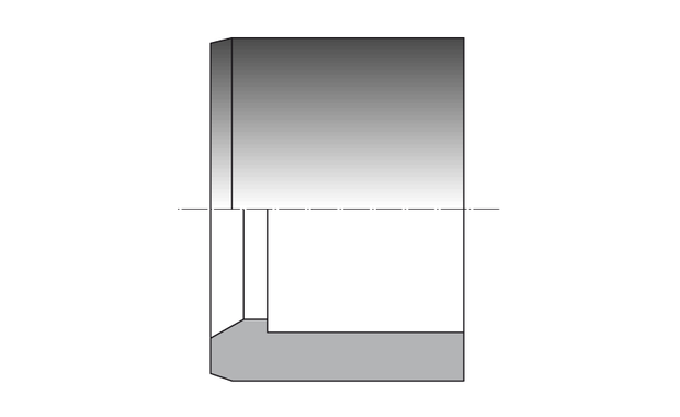 reduction PVC a coller MxF - schema