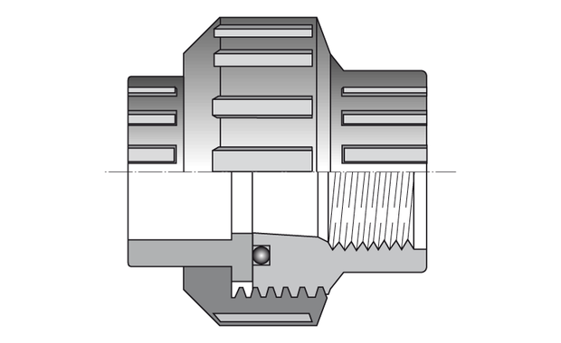 raccord PVC PN16 - femelle mixte